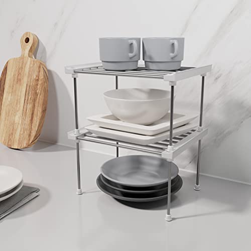 carrotez Set of 2 Stackable Cabinet Organizer Shelf | All Products - Image 3