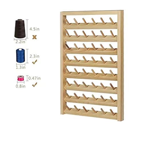 NW 48 Spools Wooden Thread Holder Sewing and Embroidery - Image 6
