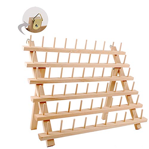 NW 60-Spools Wooden Thread Holder Sewing and Embroidery - Image 6