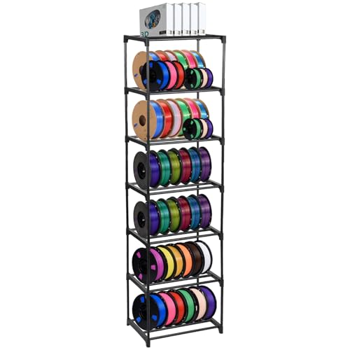 FMOACEN 7-Tier Modular 3D Printer Filament Storage Rack - Image 2