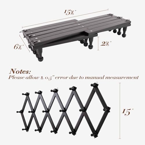 SCUNDA Accordion Wall Hanger with 16 Hooks, Wooden W | All Products - Image 6