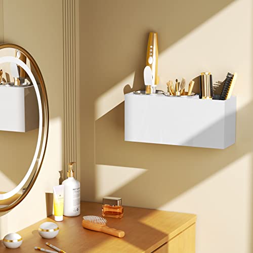 NIUBEE Hair Tool Organizer Wall Mount, Hair Dryer Holder - Image 6