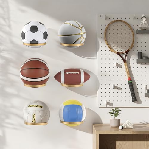 Ball Holder Wall Mount for Basketball, Soccer - Image 8