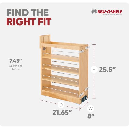 Rev-A-Shelf Pullout Organizer w/ BB Soft-Close, Min - Image 3