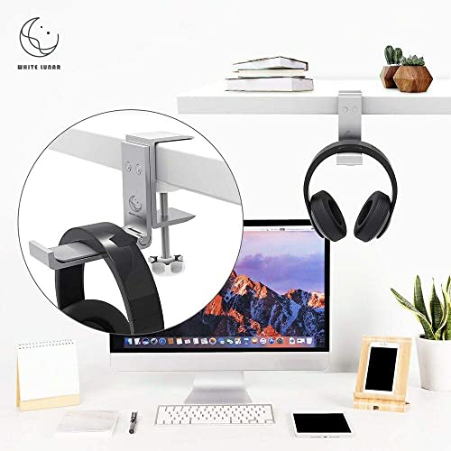 Under Desk Headphone Hanger, Foldable Aluminum Headset - Image 5