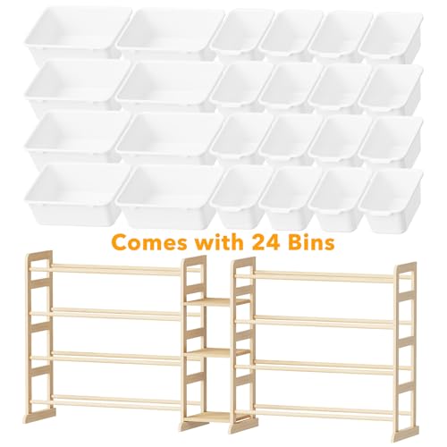 SpaceAid Large Toy Storage Organizer with 24 Bins and 3 Shelves - Image 8