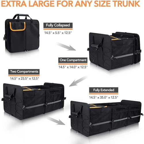Extra Large Car Trunk Organizer with Built-In Leakproof - Image 3