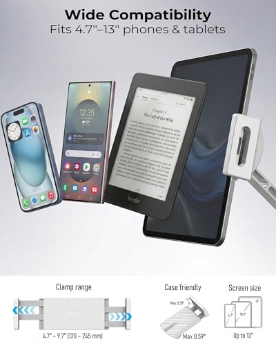 iPad Wall Mount Holder, Heavy Duty Aluminum Tablet Wall Mount - Image 7