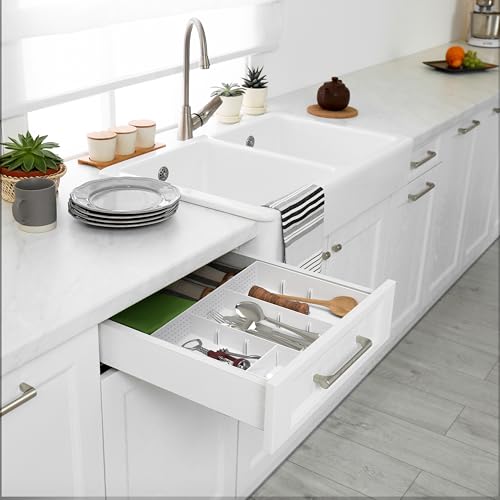 Simple Houseware Drawer Organizer Tray, 9 Adjustable | All Products - Image 6