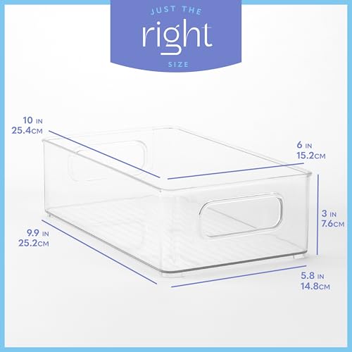 Plastic Food Storage 2 Pack Clear Container Bin with | All Products - Image 4