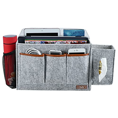 Zafit Bedside Caddy, Large Size Bedside Storage Organizer - Image 5