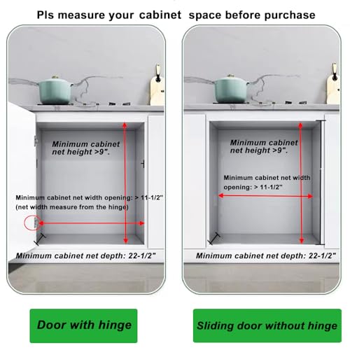 DINDON Pull Out Cabinet Organizer for Pans, Cookie Sheet - Image 5