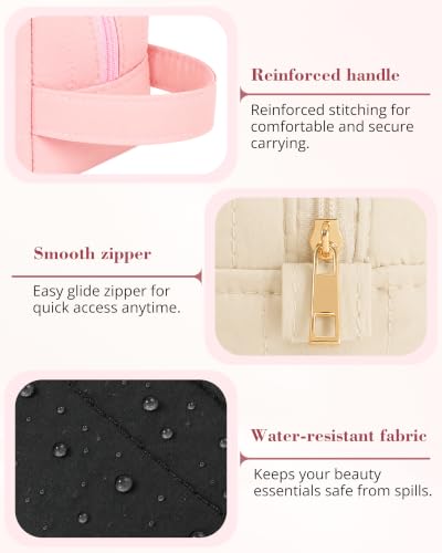 Small Makeup Bag for Women Travel Toiletry Bag Cosmetic Pouch - Image 7