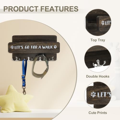 Dog Leash Holder for Wall, Convenient Storage Dog Leash Hook - Image 4