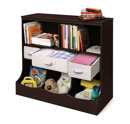 Badger Basket Combo Toy Storage Organizer and Bookshelf - Kids - Image 7