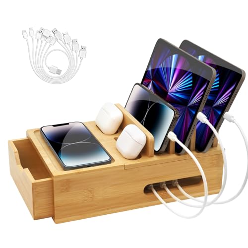 Bamboo Charging Station for Multiple Devices, Deskto | All Products - Image 2