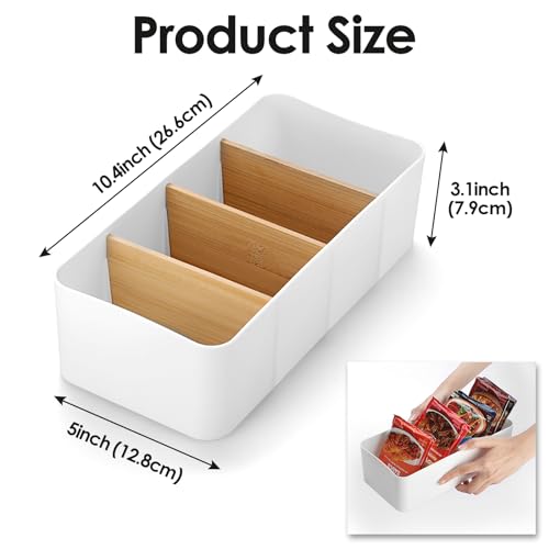 BSTKEY Seasoning Packet Organizer, White Plastic Sto | All Products - Image 3