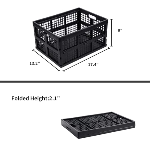 Aebeky 3-Pack Plastic Collapsible Storage | Home Organization - Image 4