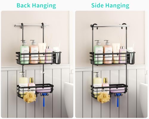 HapiRm Hanging Shower Caddy – For Renters & Small Bathrooms, Fits - Image 4