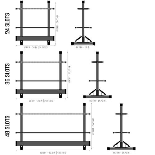 Savior Equipment Fishing Rod Rack Holder Organizer, 24-48 - Image 8