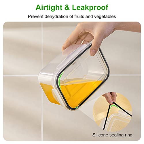 5 PCS Large Fruit storage Containers for Fridge,Food Storage - Image 5