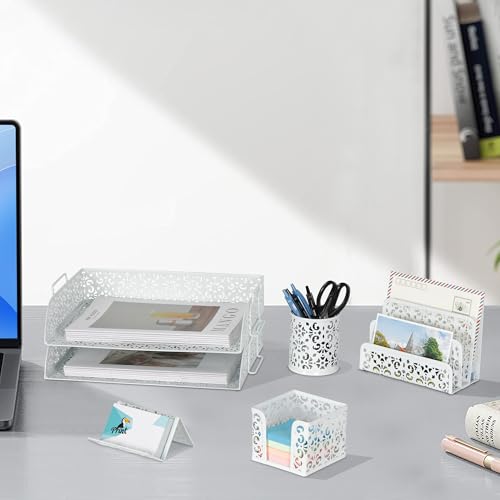 EasyPAG Desk Organizers and Accessories 5 Pieces Office Supplies - Image 8