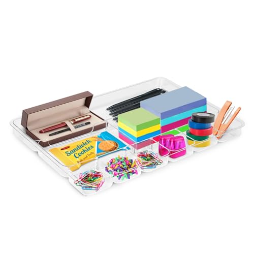 Manaloom Desk Drawer Organizer Tray with 9 Storage Compartments - Image 3