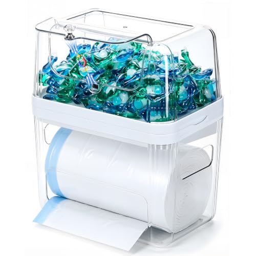Trash Bag Dispenser & Dishwasher Pod Holder, 3-in-1 Trash - Image 2