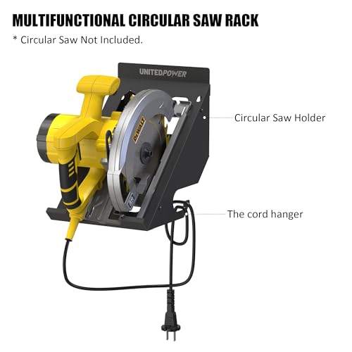 UNITEDPOWER Circular Saw Holder, Wall Mount Storage Rack - Image 5