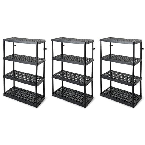 Gracious Living 4 Shelf Fixed Height Heavy Duty Storage - Image 2