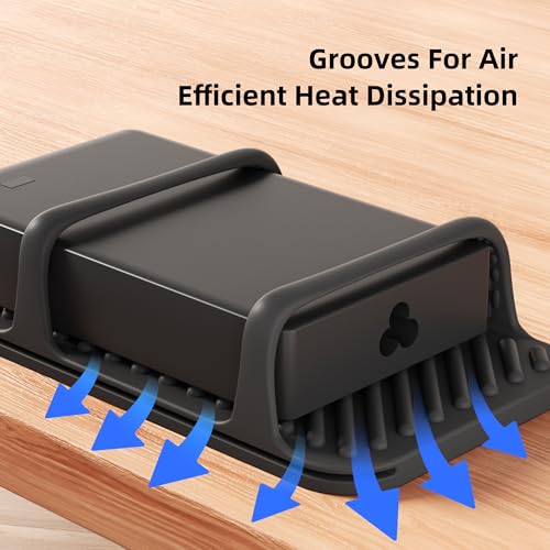 ELETIUO Universal Silicone Laptop Charger Holder,Under Desk Power - Image 6