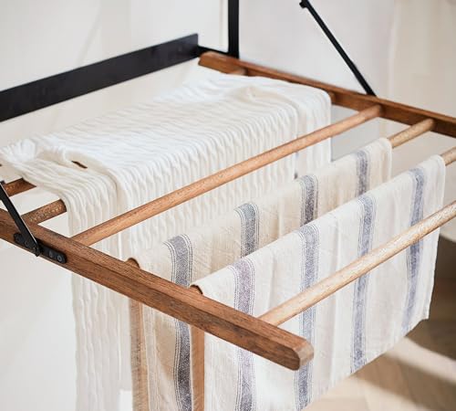 TOMACE Wall Mounted Clothes Drying Rack Laundry Drying - Image 6