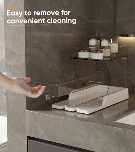 YICHE 2 Tier Multi-Purpose Office Sliding Organizer Shelf - Image 6
