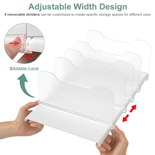 Freezer Organizer,12" Visible Fridge Organizer Rack - Image 5
