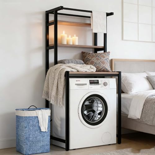 Freestanding Utility Shelf, Heavy Duty Over Washer and Dryer Rack - Image 8