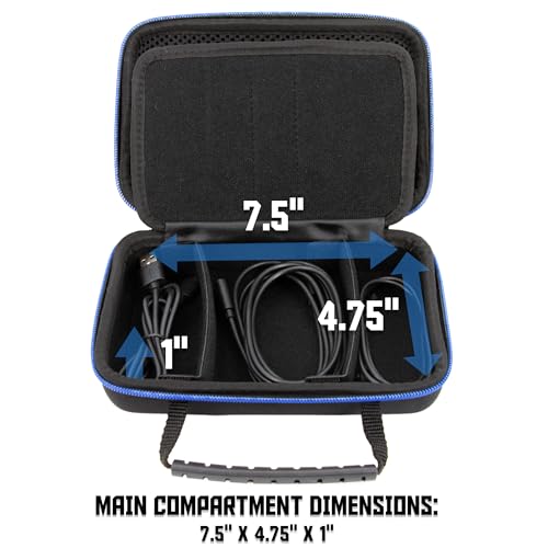 CASEMATIX Hard Shell Electronics Organizer Travel Case with 2 - Image 5