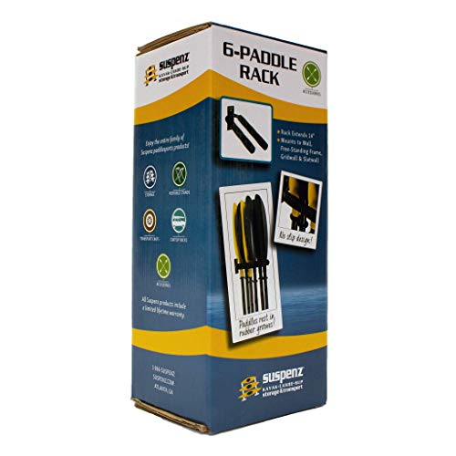 Suspenz 6-Paddle Rack Black, 14" - Image 5