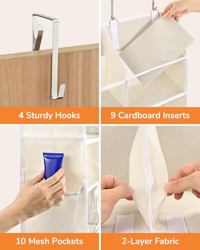 ULG Over the Door Organizer, 5-Tier Extra Large Hanging - Image 5