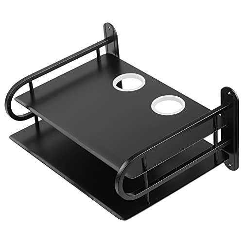 Z-Color Black Metal Double Wireless WiFi Router Stor | All Products - Image 2