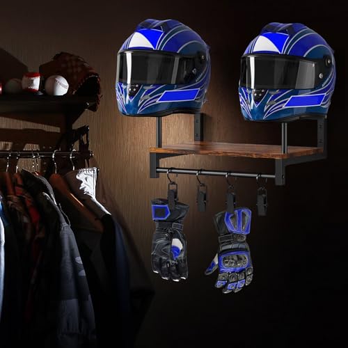Helmet Holder, Wall Mount Helmet Organizer Rack with | All Products - Image 8