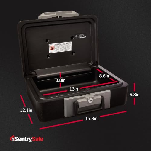 SentrySafe Fireproof Safe Box with Key Lock, Chest S | All Products - Image 5