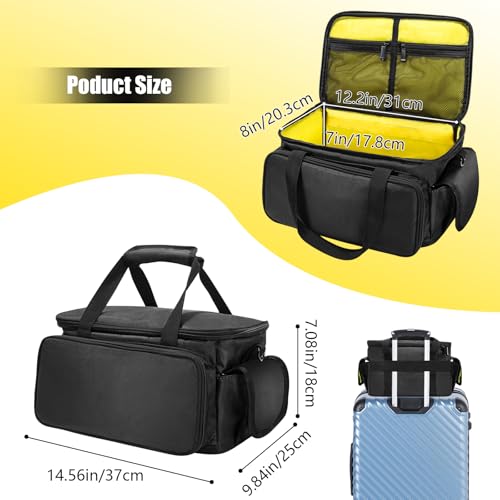 DJ Cable File Bag DJ Cable Organizer Bag Gig Bag with 6 - Image 4
