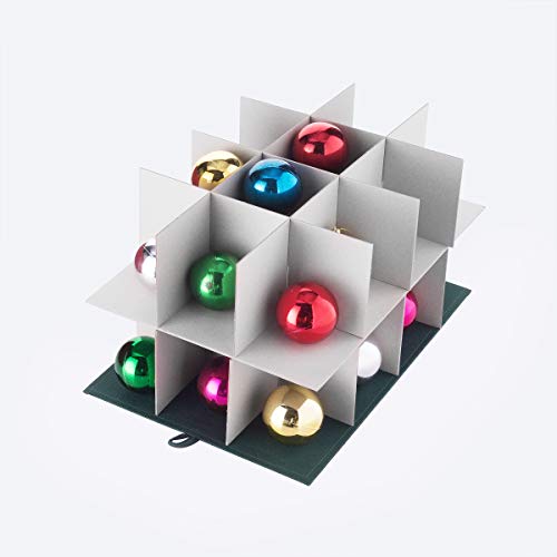 Elf Stor Ornament Storage Box-Green Holiday Organizer - Image 6