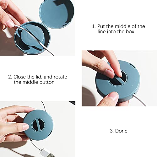 SITAKE 4PCS Cable Management, Retractable Portable Cord Organizer - Image 4
