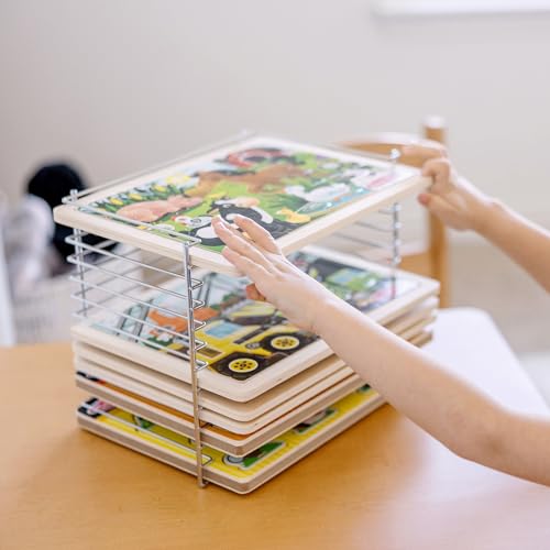 Melissa & Doug Single Wire Puzzle Storage Rack - Image 8