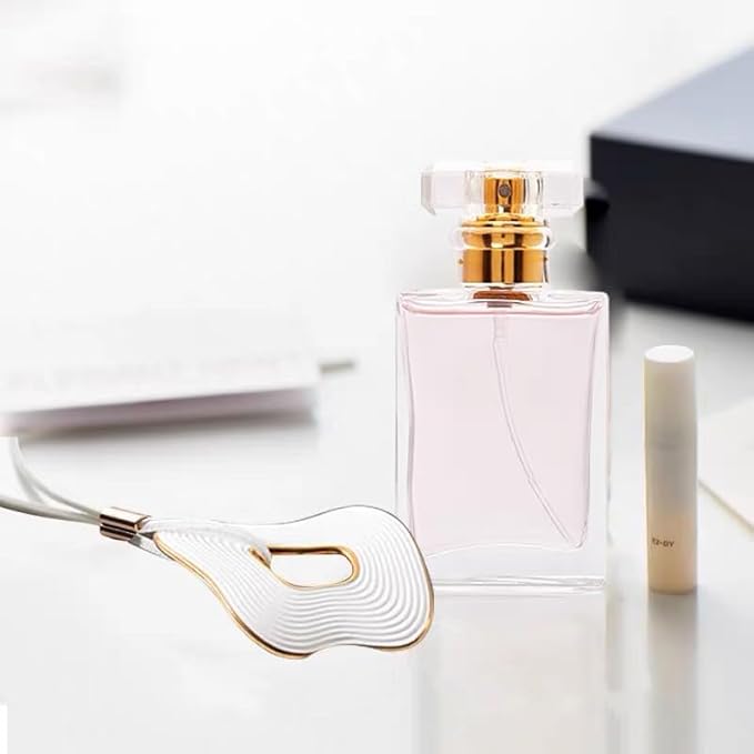 Empty Perfume Bottle Refillable 24PCS 30ml Glass Clear Travel Spray Atomizer Bottle Container Perfume Fine Mist Spray Pump Bottle Dispenser for Essential Oil Liquid (Square 30ml-24PCS)
