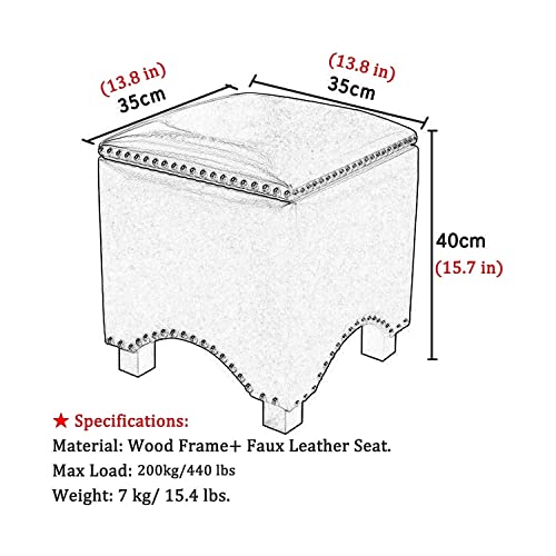 Storage Ottoman,Changing Shoe Stool - Image 3