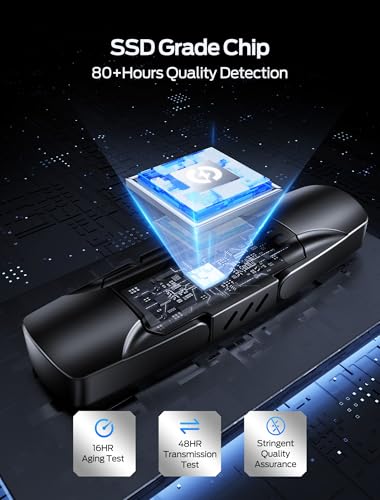 MOVE SPEED 128GB USB Drive, 570MB/S Read Speed External SSD - Image 5