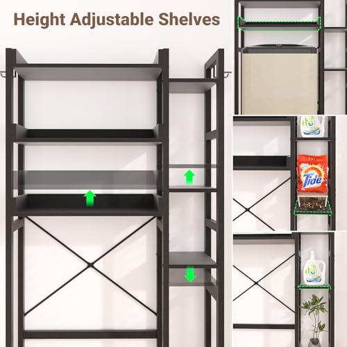Besiost Over The Toilet Storage, 7 Tier Bathroom Organizer - Image 7