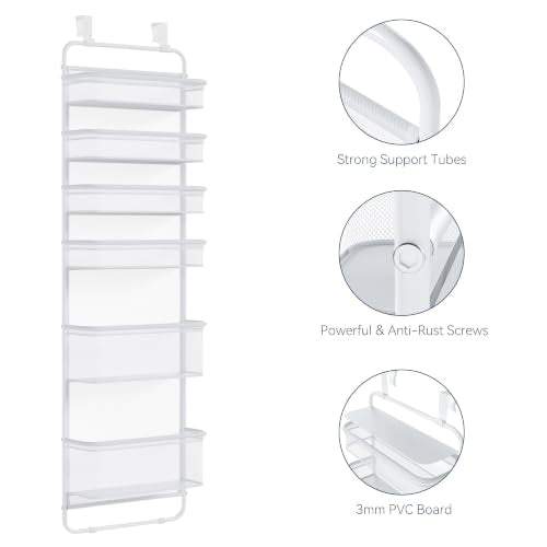 Whitmor Over The Door Organizer Storage, 6 Tier Heavy Duty - Image 8